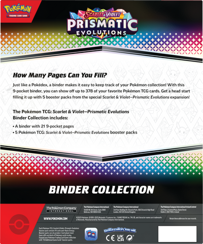 Pokémon TCG: Scarlet & Violet - Prismatic Evolutions - Binder Collection [ENG][PRE-ORDER]