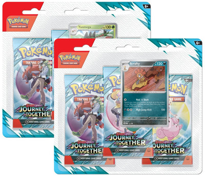 Pokémon Trading Card Game Scarlet & Violet - Journey Together - 3-Pack Blister Box [ENG][28.03.2025]