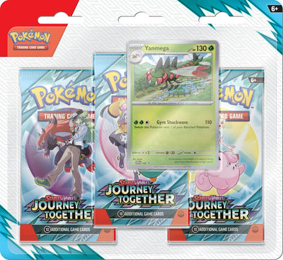 Pokémon Trading Card Game Scarlet & Violet - Journey Together - 3-Pack Blister Box [ENG][28.03.2025]